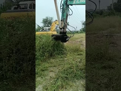 Mesin pemotong rumput excavator